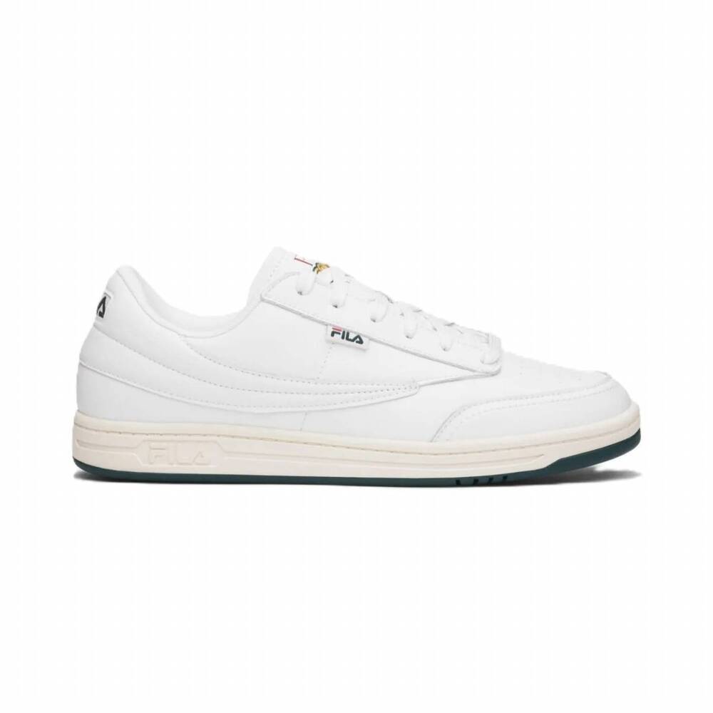 NEW FILA men's classic tennis 88 sneaker in white / ponderosa pine / gardenia